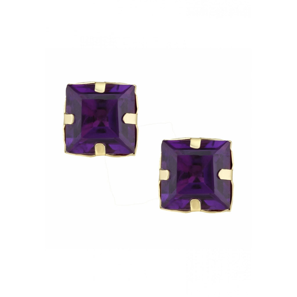 Princess Amethyst Solitaire - detail view | Prime Jewellery