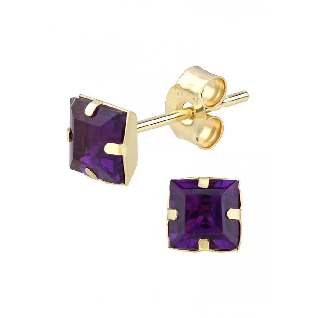 Princess Amethyst Solitaire - detail view | Prime Jewellery