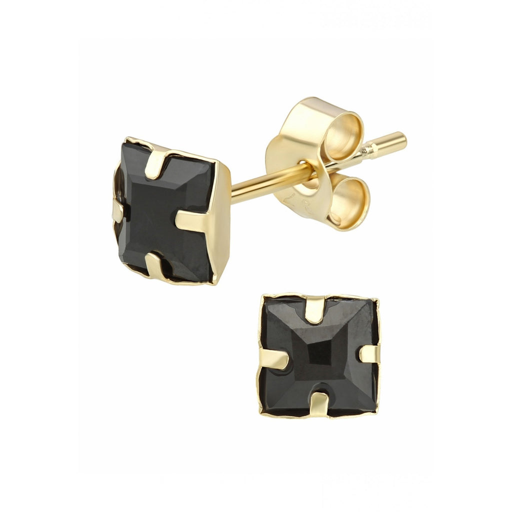 Princess Black Sapphire - detail view | Prime Jewellery