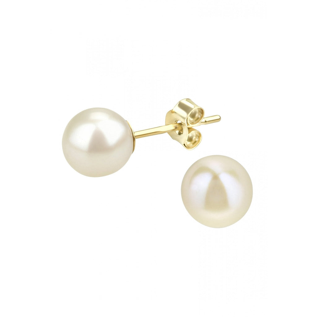 Cultured Pearl Stud - detail view | Prime Jewellery