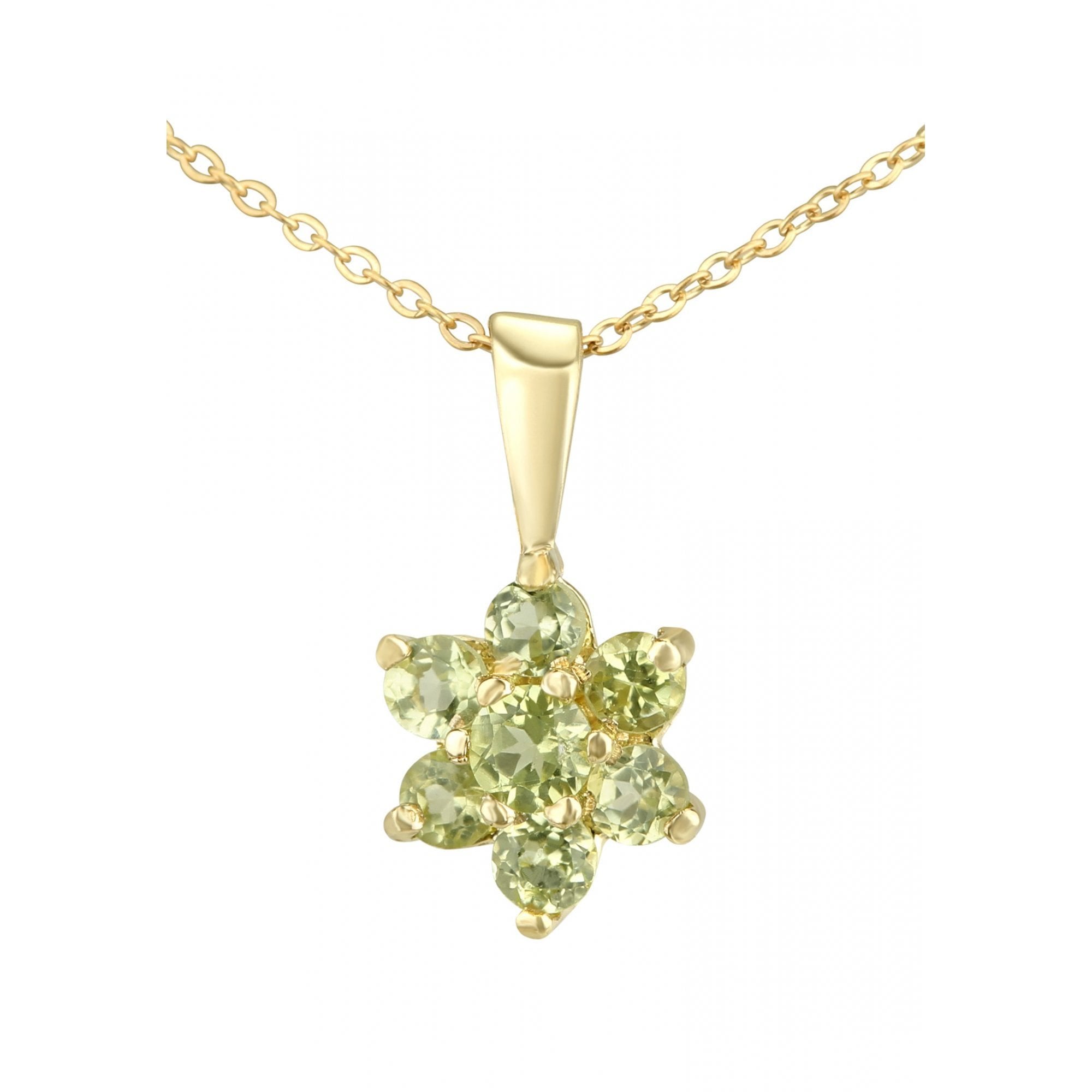 Peridot Pendant Necklace - detail view | Prime Jewellery