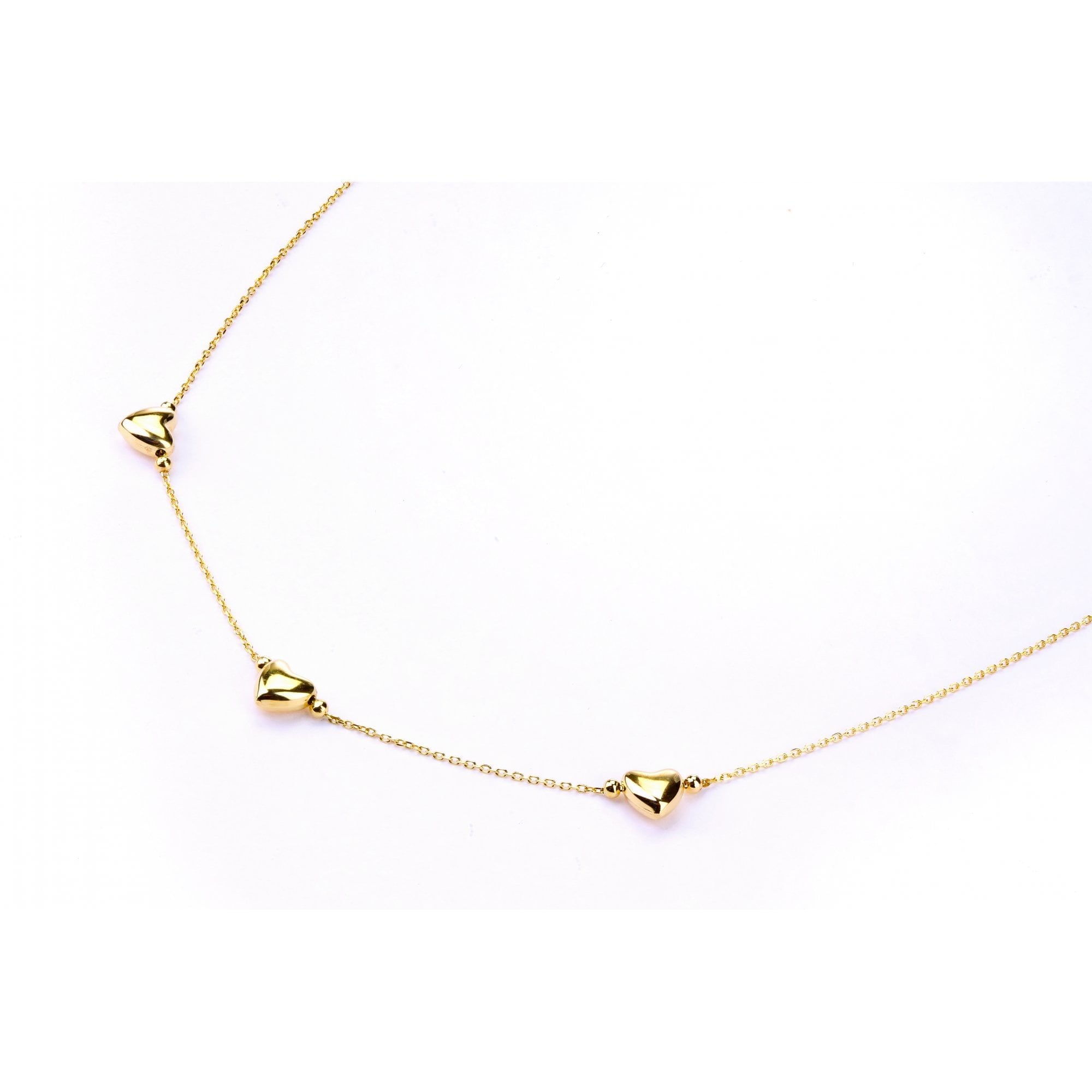 9ct Yellow Gold Heart Necklace