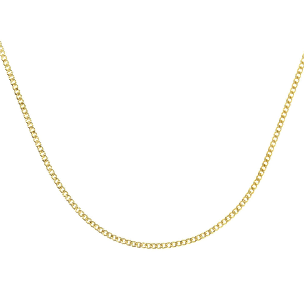 9ct Yellow Gold Curb Chain Necklace