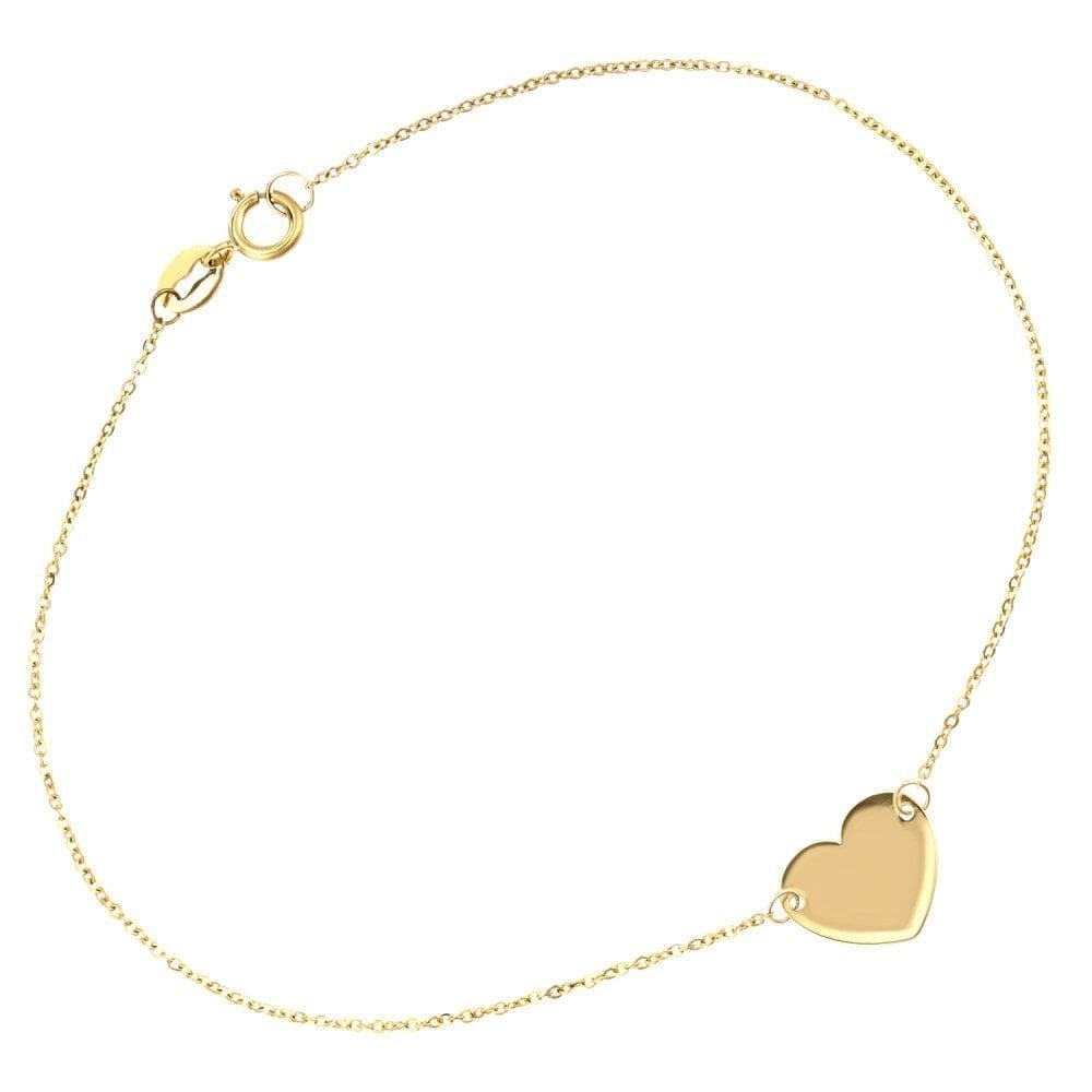 9ct Yellow Gold Women Pendant Necklace of Length 41cm