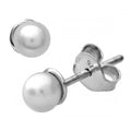 Pearl Stud Earrings 4.5mm 9ct White Gold | Prime Jewellery