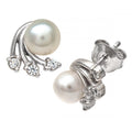 Pearl Stud Earrings 9ct White Gold | Prime Jewellery