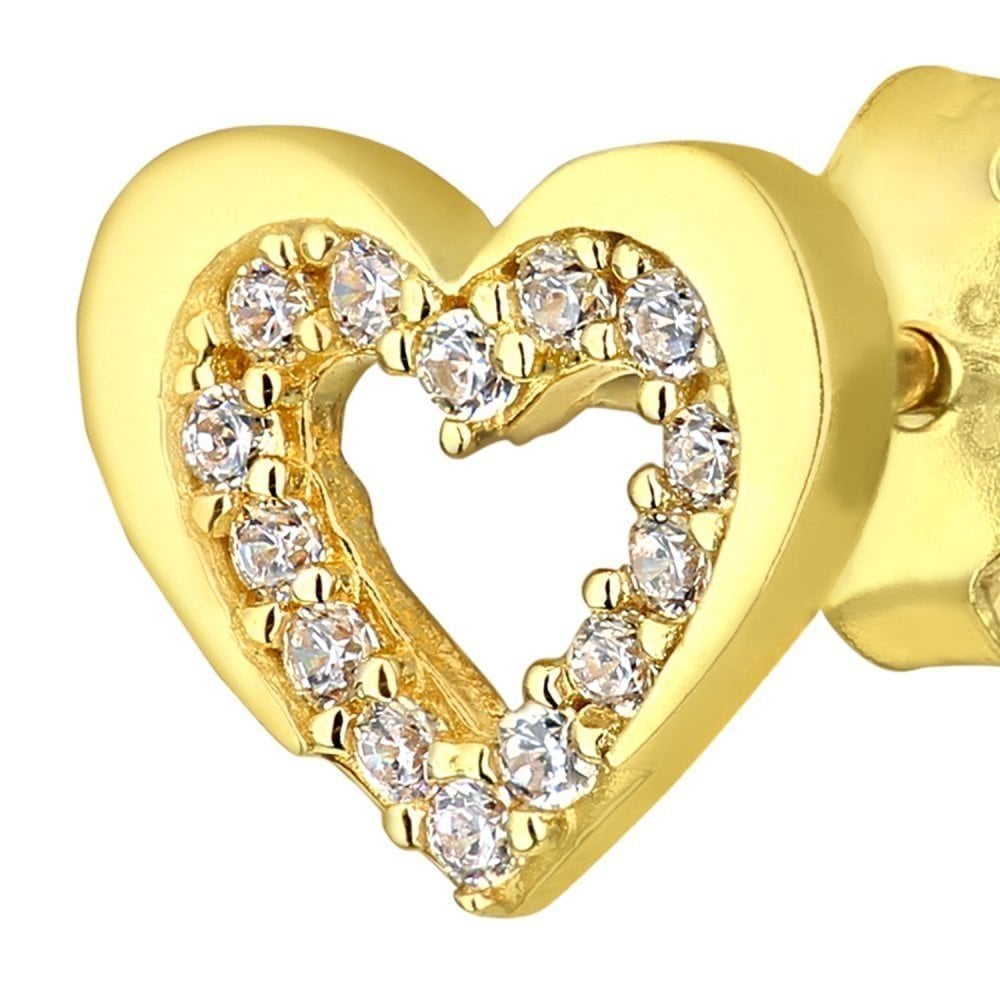 Cubic Zirconia Heart - detail view | Prime Jewellery
