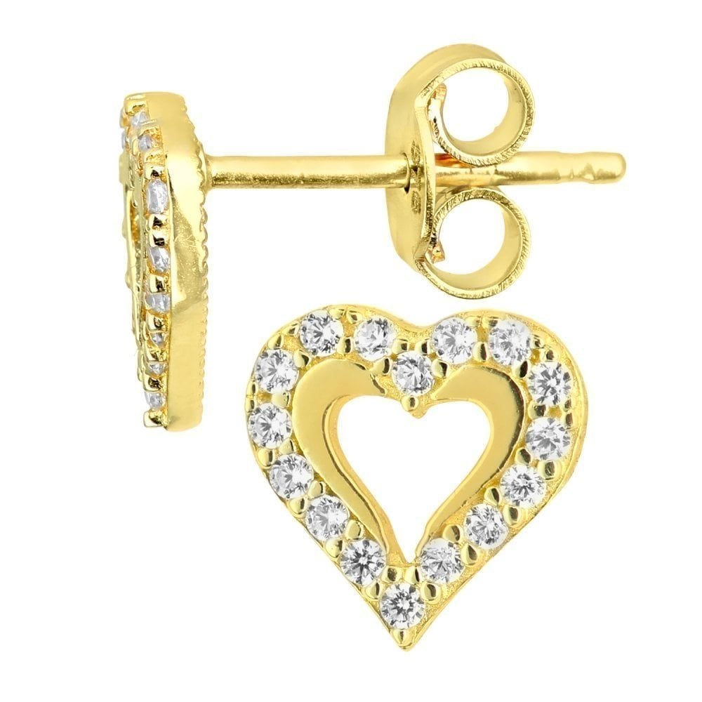 Cubic Zirconia Stud Earrings - detail view | Prime Jewellery