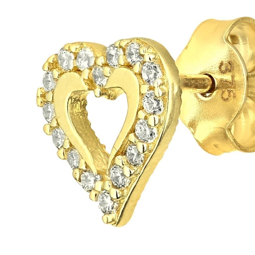 Cubic Zirconia Stud Earrings - detail view | Prime Jewellery
