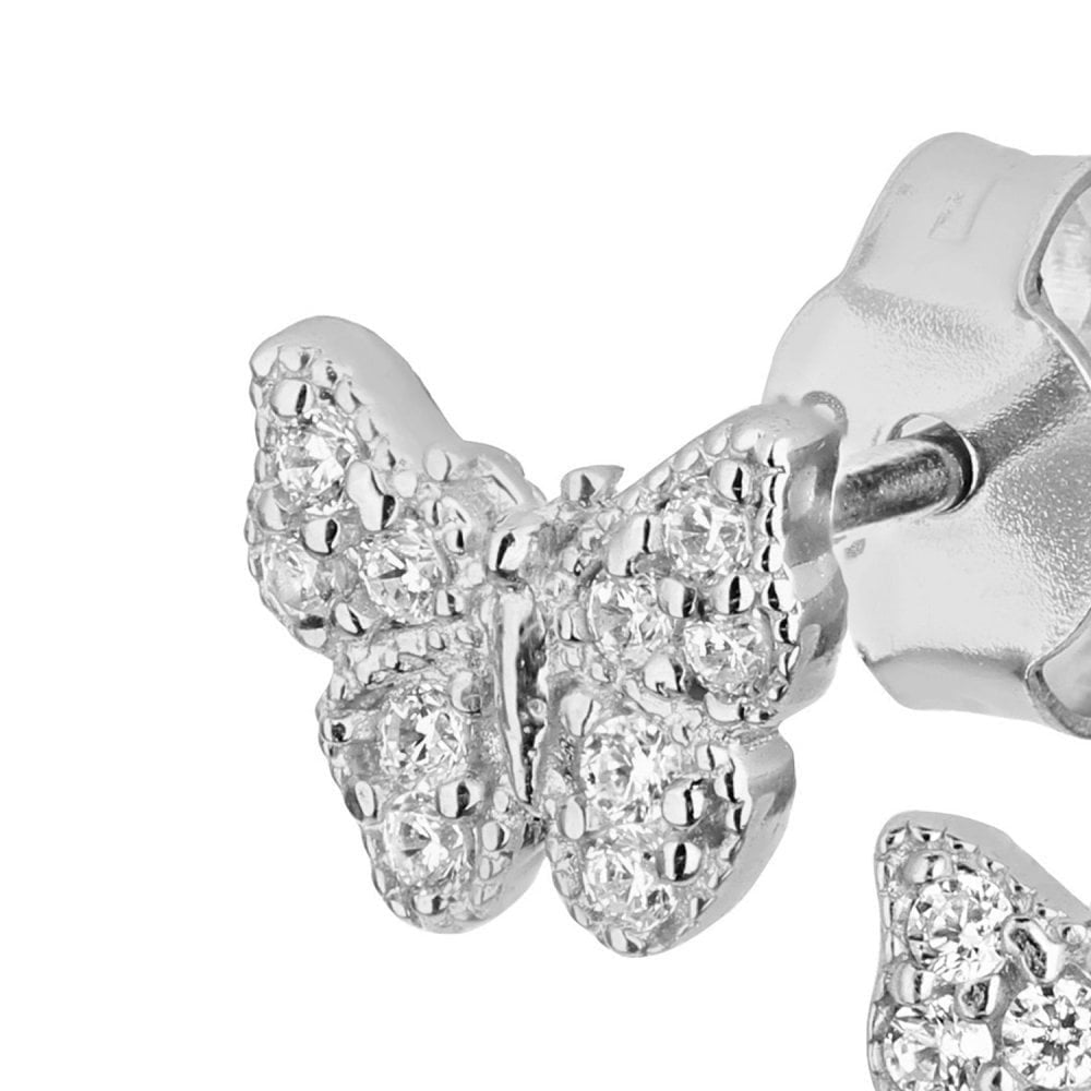 Cubic Zirconia Stud Earrings - detail view | Prime Jewellery