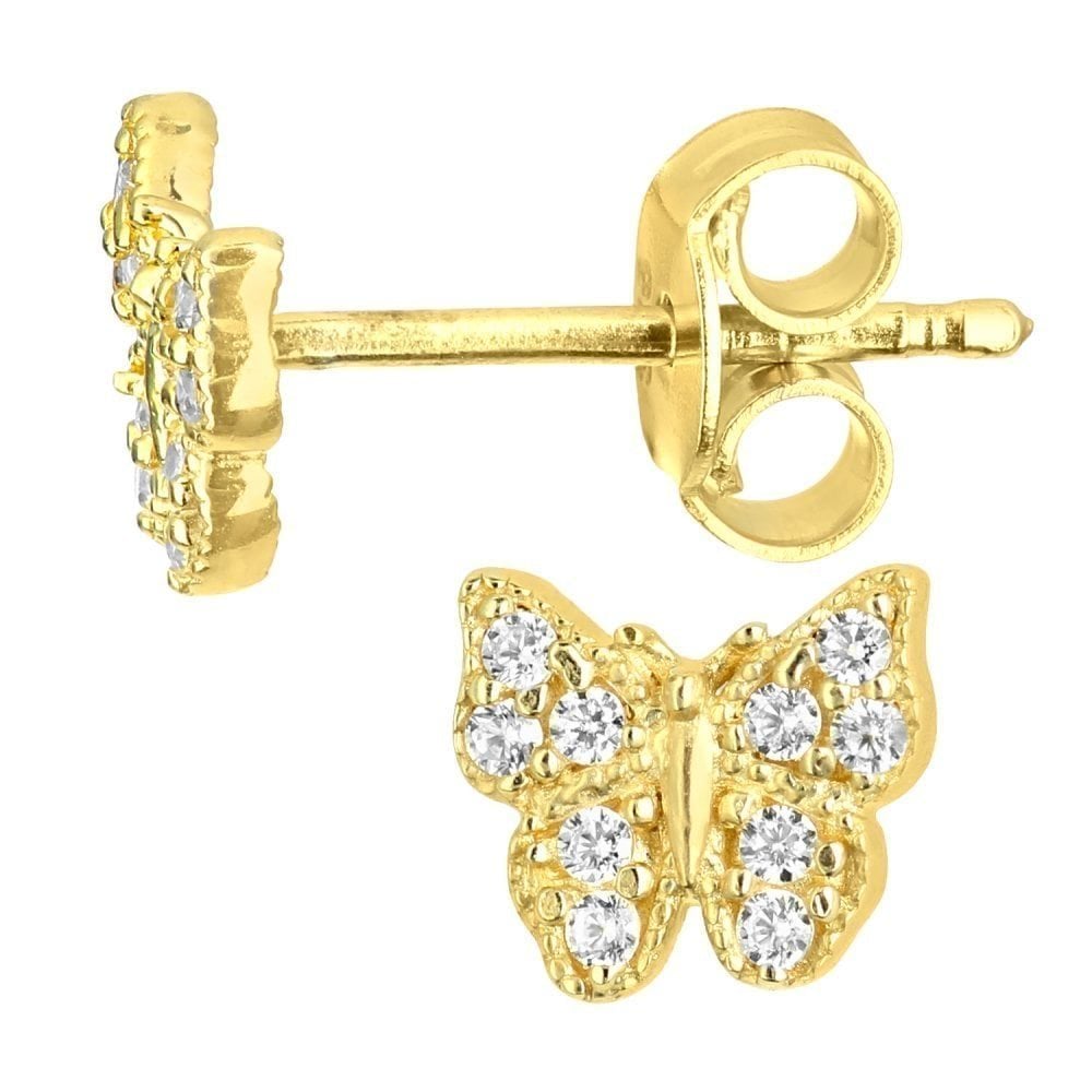 Cubic Zirconia Stud Earrings - detail view | Prime Jewellery