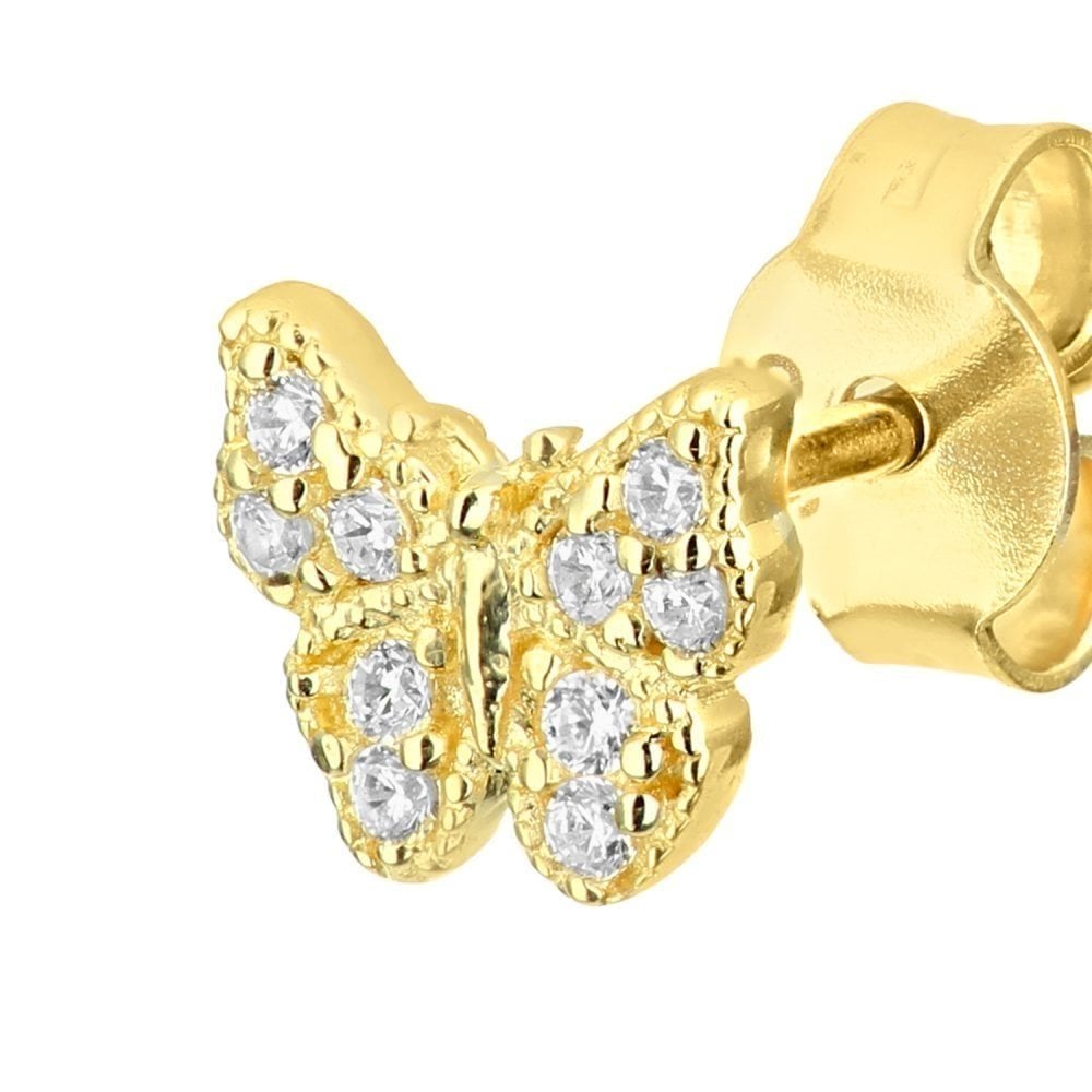 Cubic Zirconia Stud Earrings - detail view | Prime Jewellery