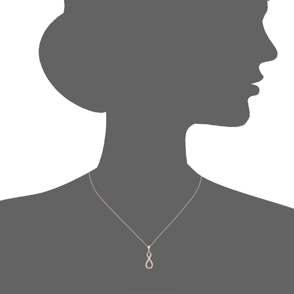 Cubic Zirconia Necklace - detail view | Prime Jewellery