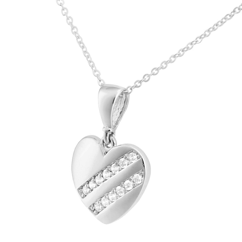 Cubic Zirconia Necklace - detail view | Prime Jewellery