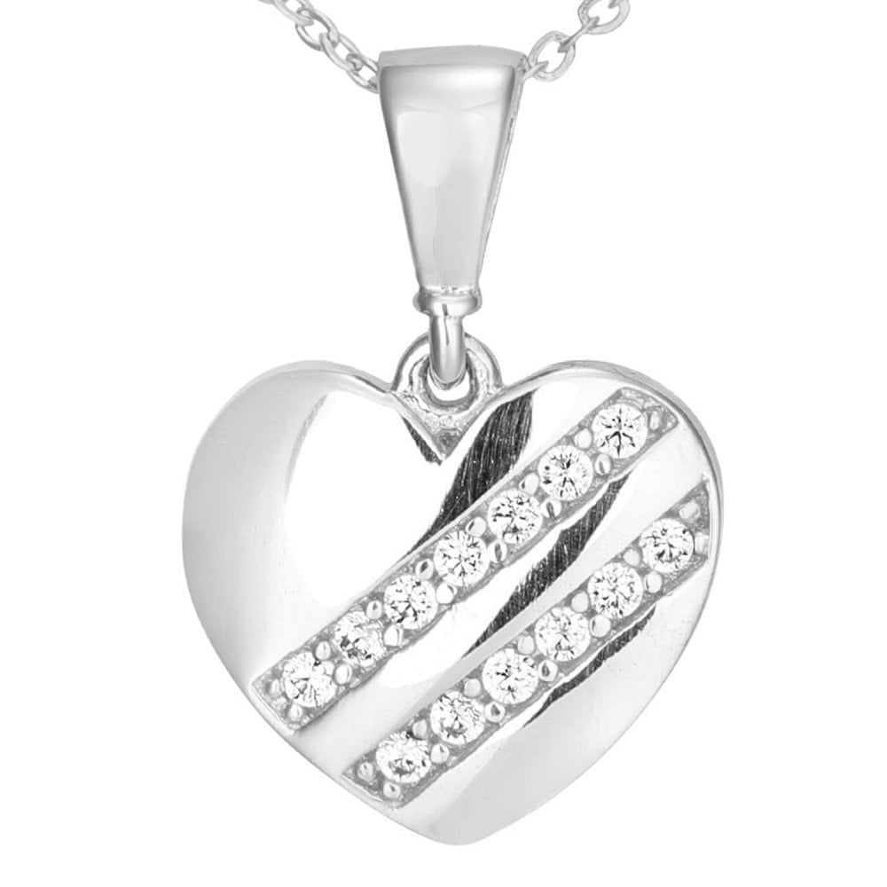 Cubic Zirconia Necklace - detail view | Prime Jewellery