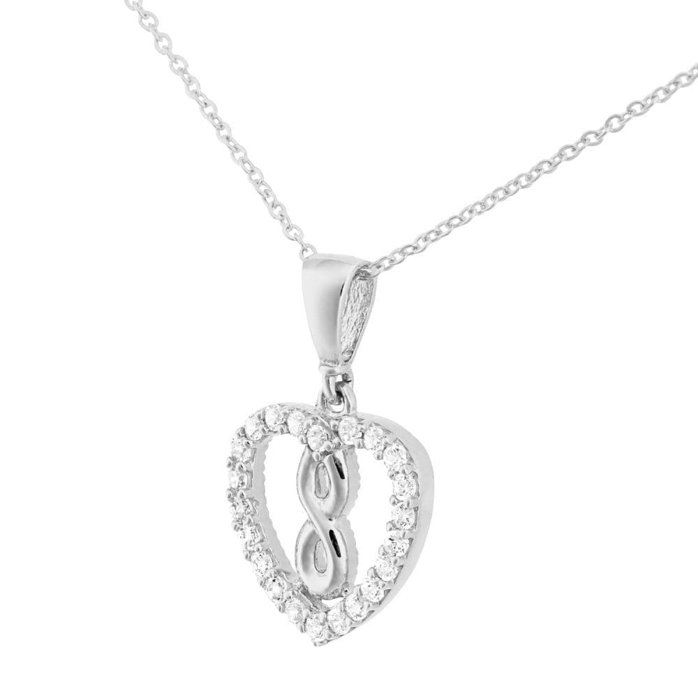 Cubic Zirconia Necklace - detail view | Prime Jewellery