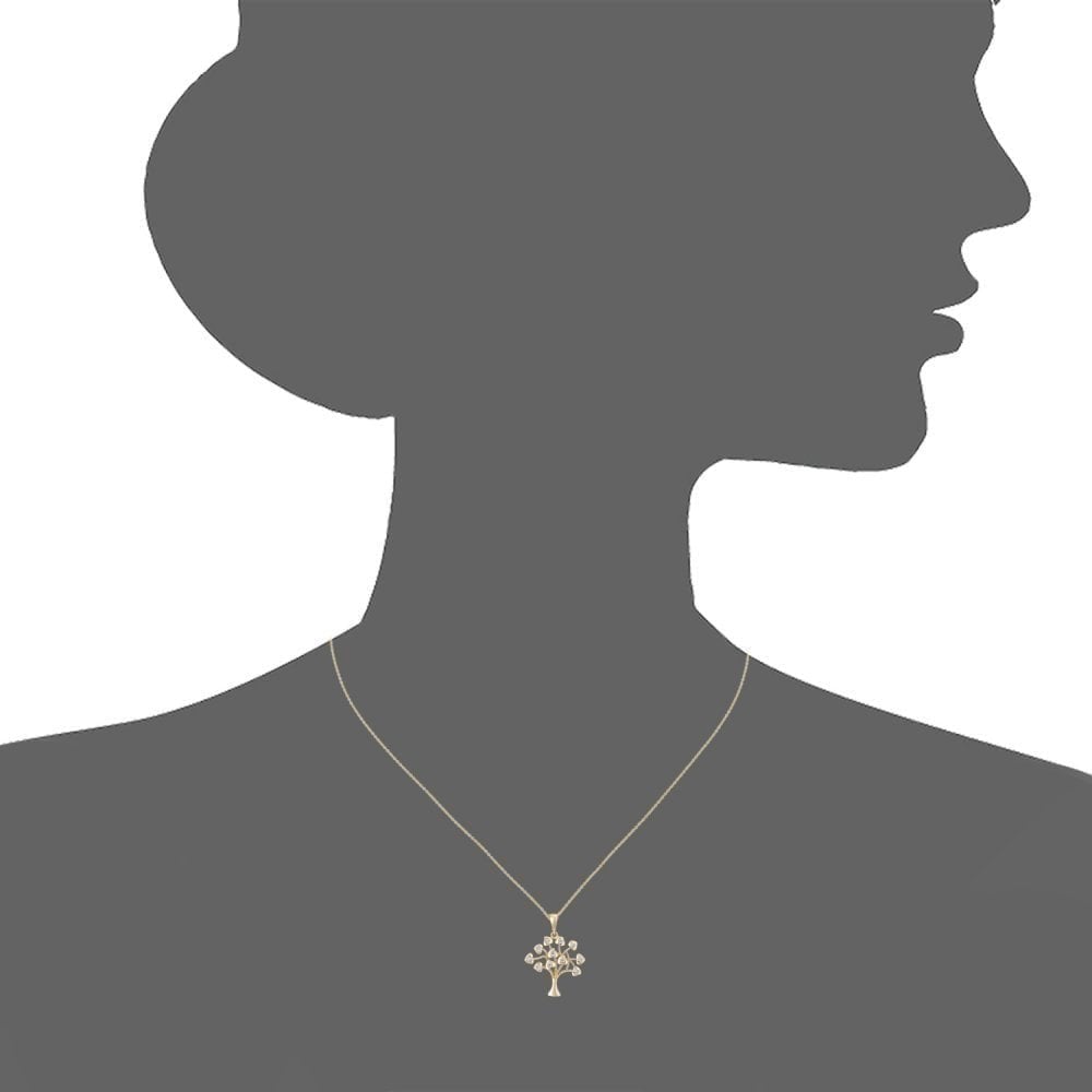 Cubic Zirconia Necklace - detail view | Prime Jewellery