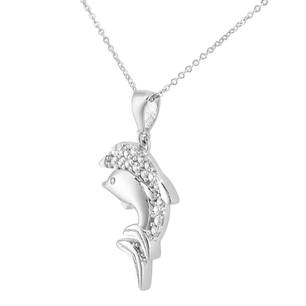 Cubic Zirconia Necklace - detail view | Prime Jewellery