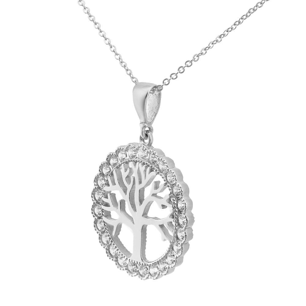 Cubic Zirconia Necklace - detail view | Prime Jewellery