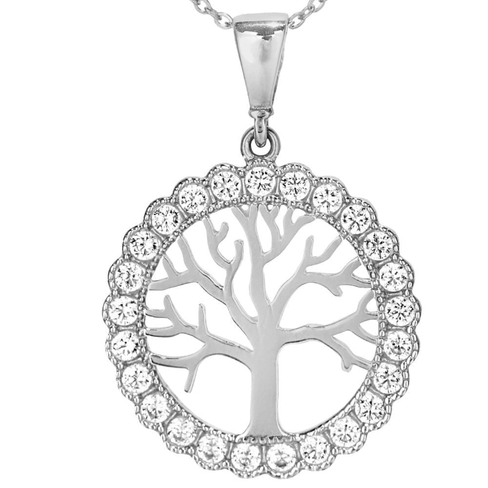 Cubic Zirconia Necklace - detail view | Prime Jewellery