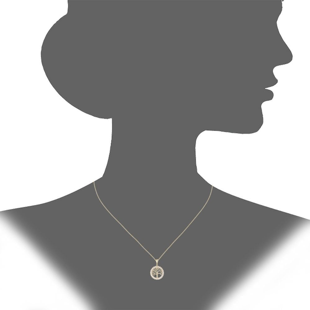 Cubic Zirconia Necklace - detail view | Prime Jewellery