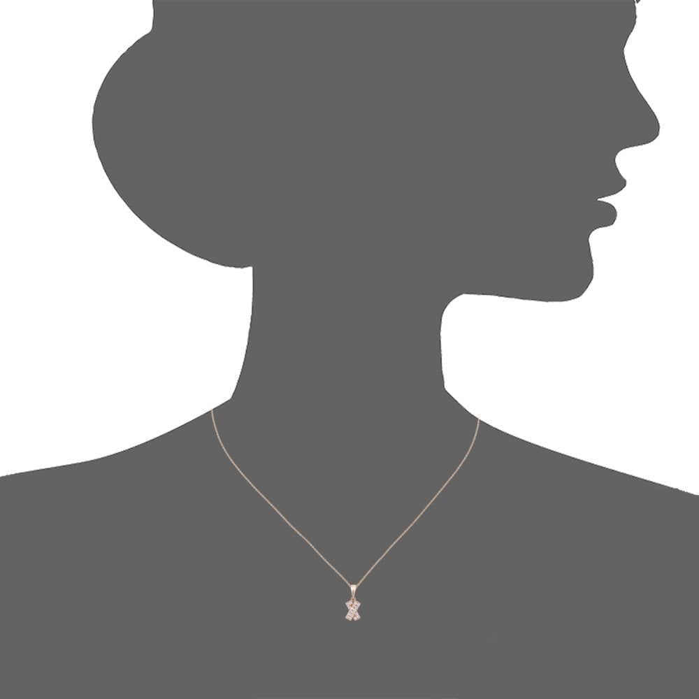 Cubic Zirconia Necklace - detail view | Prime Jewellery