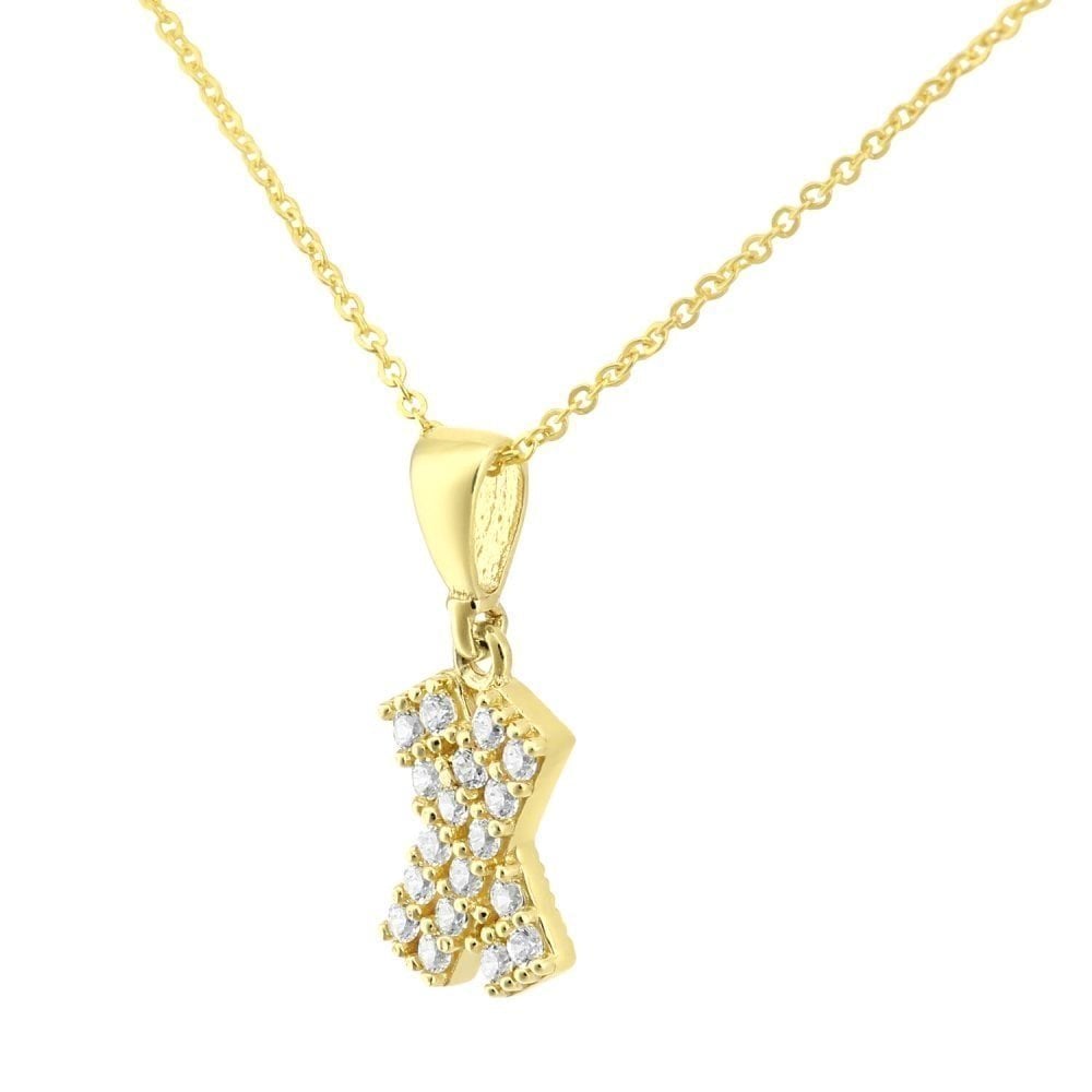 Cubic Zirconia Necklace - detail view | Prime Jewellery