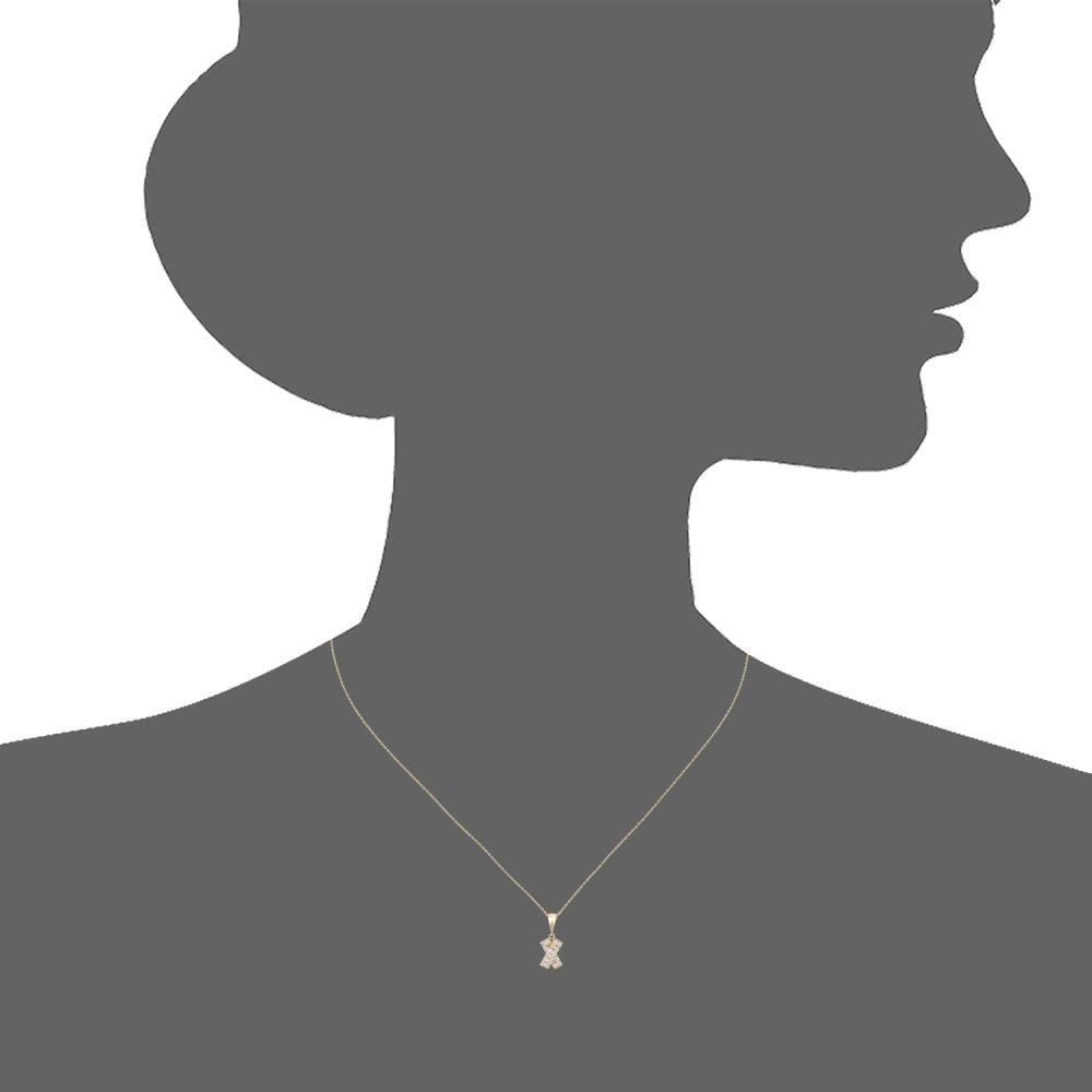 Cubic Zirconia Necklace - detail view | Prime Jewellery
