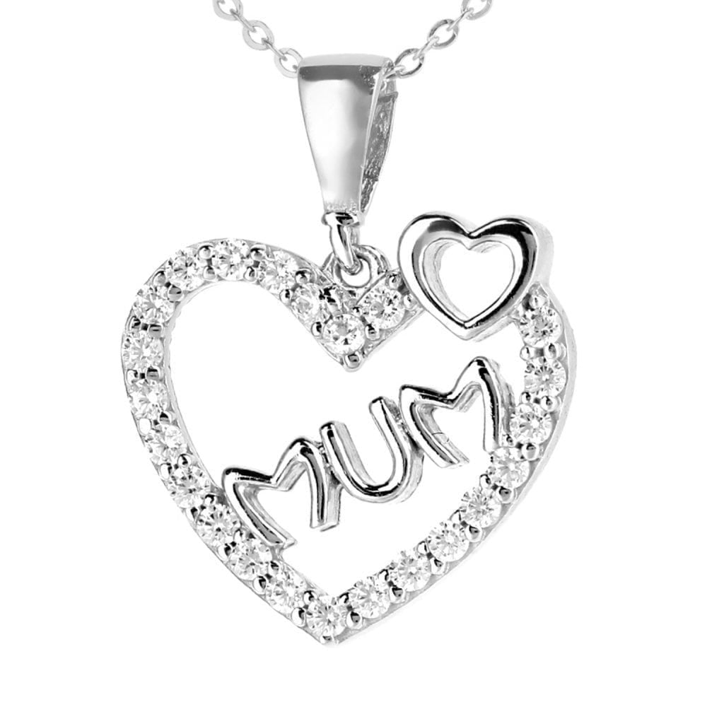 Cubic Zirconia Mum - detail view | Prime Jewellery