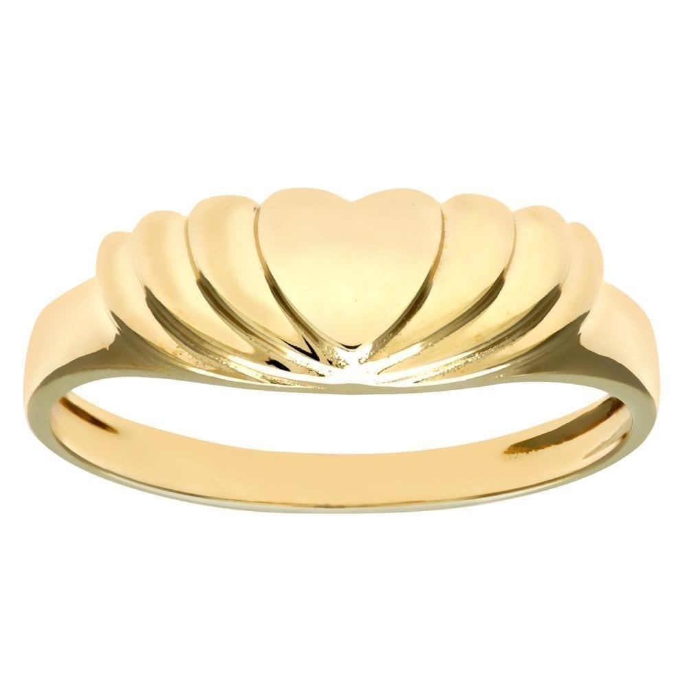 9ct Yellow Gold Heart Ring