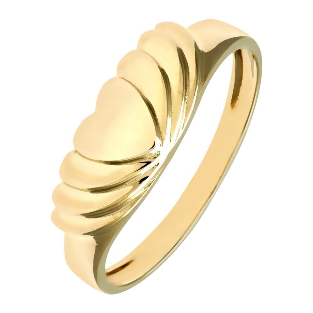 9ct Yellow Gold Heart Ring