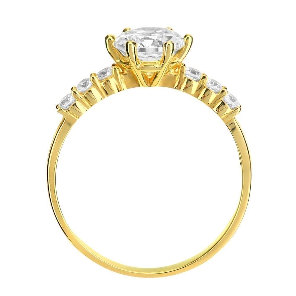 Cubic Zirconia Engagement - detail view | Prime Jewellery