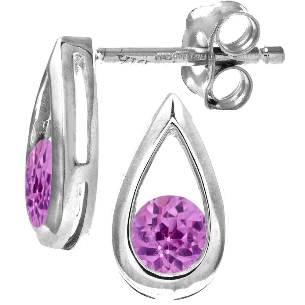 Pink Sapphire Teardrop - detail view | Prime Jewellery