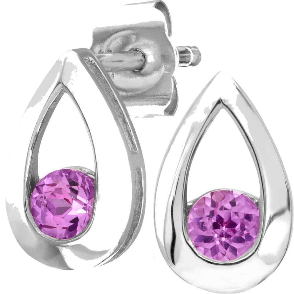 Pink Sapphire Teardrop - detail view | Prime Jewellery
