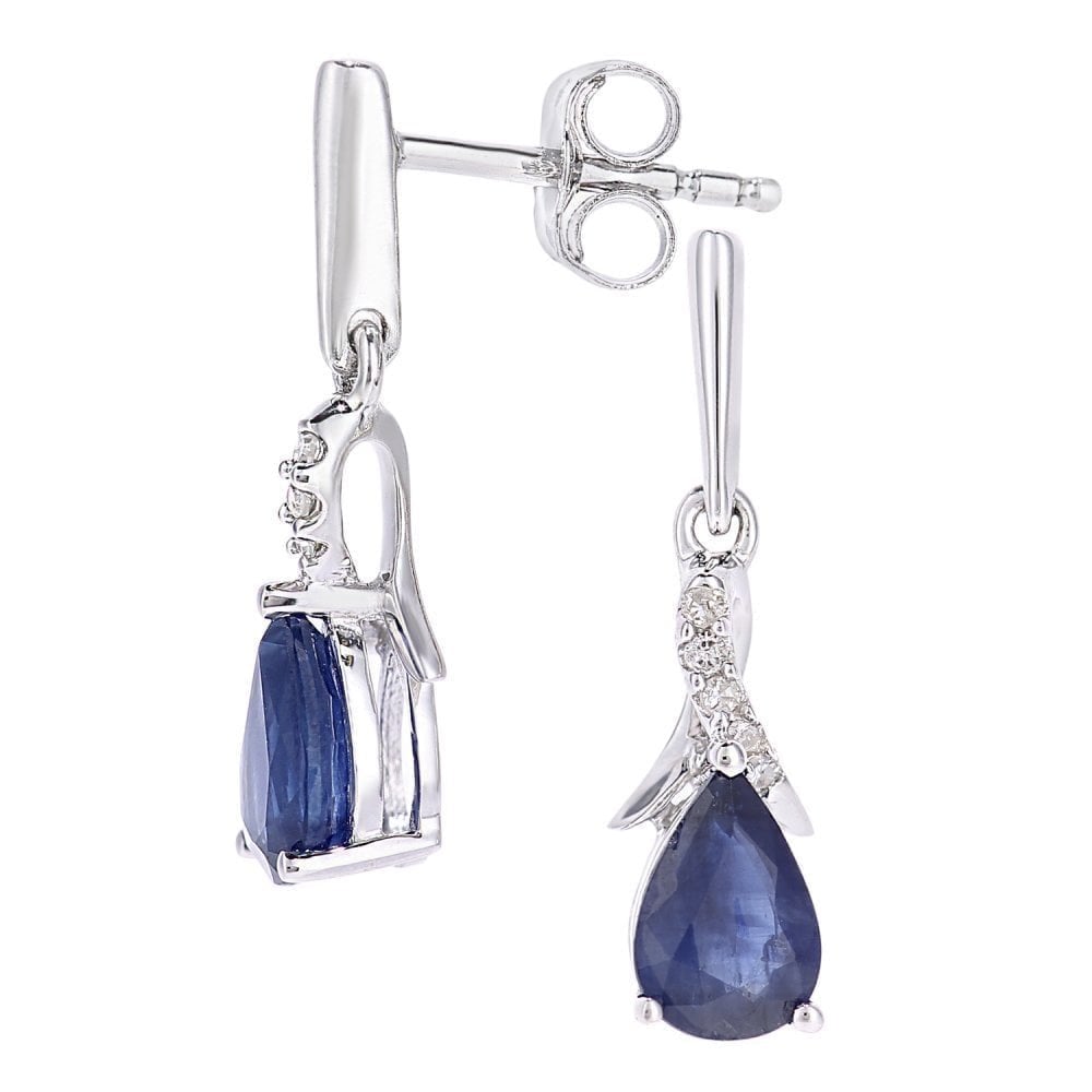 Blue Sapphire and - detail view | Prime Jewellery