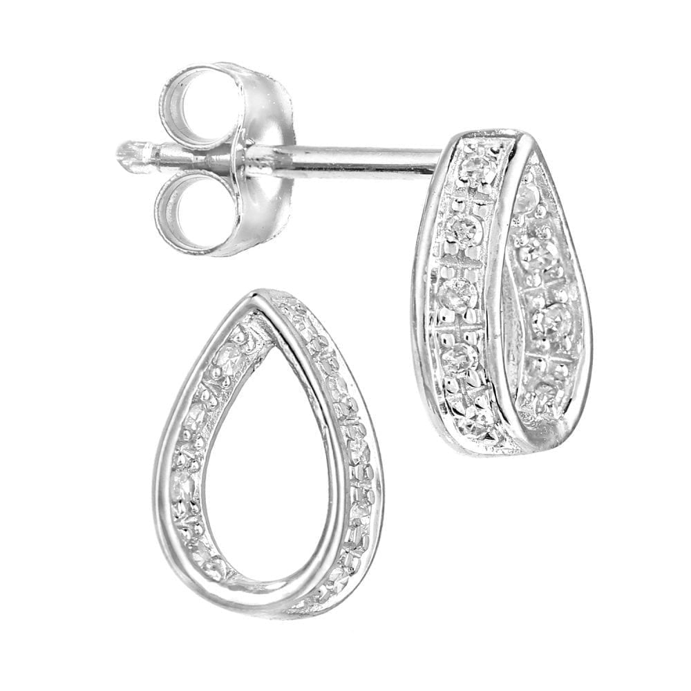 Diamond Stud Earrings - detail view | Prime Jewellery