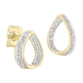 Diamond Stud Earrings 9ct Gold | Prime Jewellery