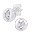Diamond Stud Earrings 9ct White Gold | Prime Jewellery