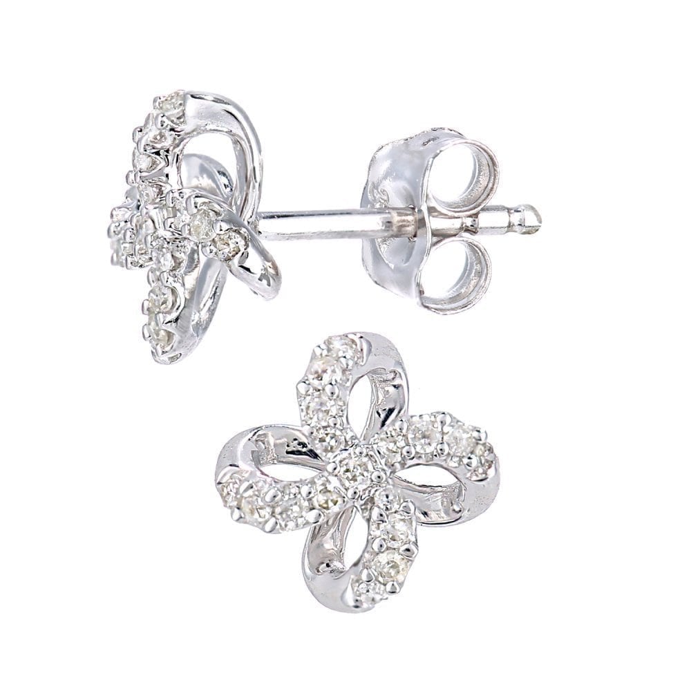 Diamond Stud Earrings - detail view | Prime Jewellery