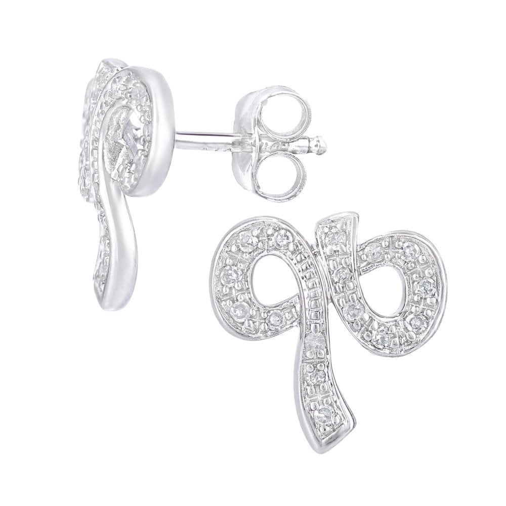 Diamond Stud Earrings - detail view | Prime Jewellery