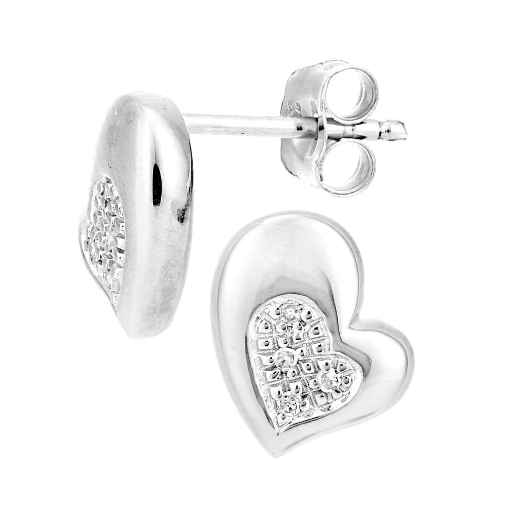 Diamond Stud Earrings - detail view | Prime Jewellery