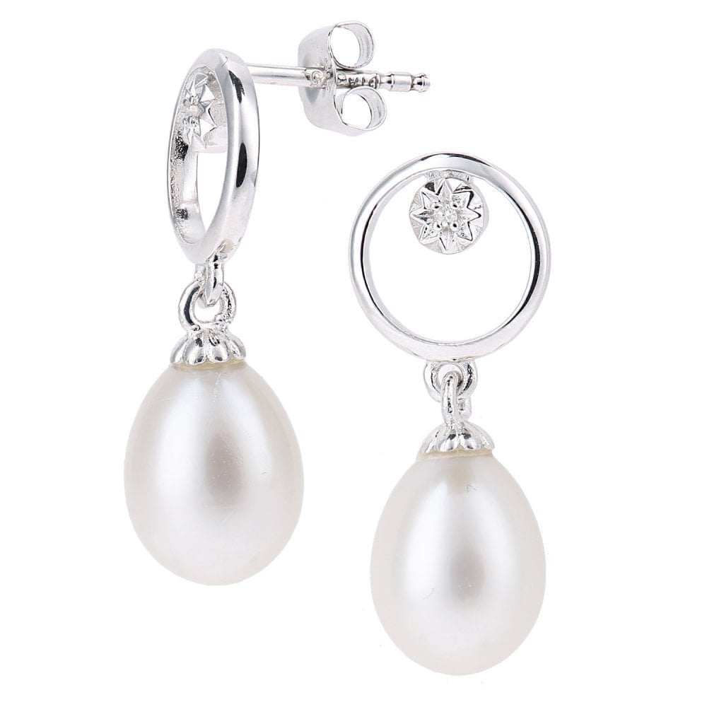 Pearl Drop Earrings - detail view | Prime Jewellery