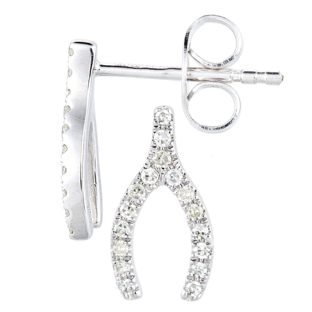 Diamond Stud Earrings - detail view | Prime Jewellery