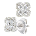 Diamond Stud Earrings 9ct White Gold | Prime Jewellery