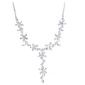 Garden Affair 9ct White Gold 0.20 Carat Natural Diamond Necklace