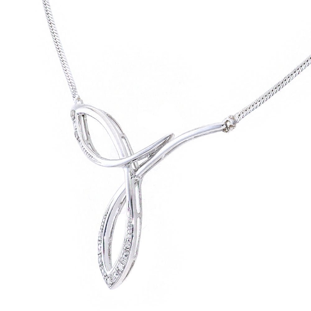 Diamond Necklace - detail view | Prime Jewellery