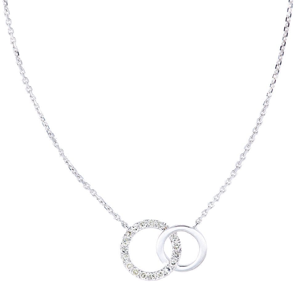 Diamond Necklace 9ct White Gold | Prime Jewellery