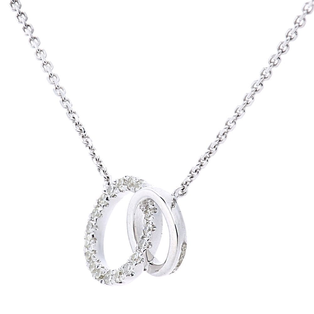 Diamond Necklace - detail view | Prime Jewellery