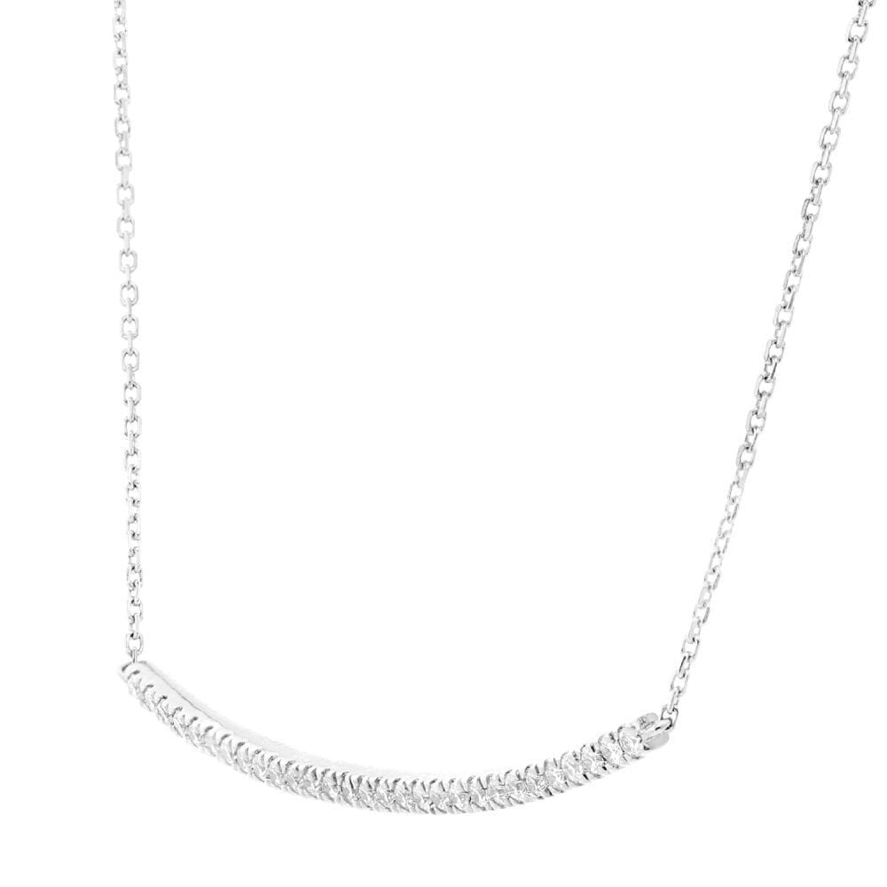 Diamond Necklace - detail view | Prime Jewellery