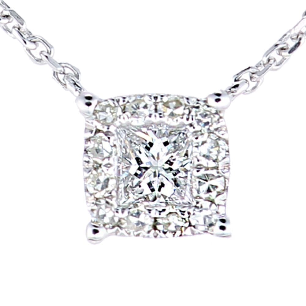 Diamond Necklace - detail view | Prime Jewellery